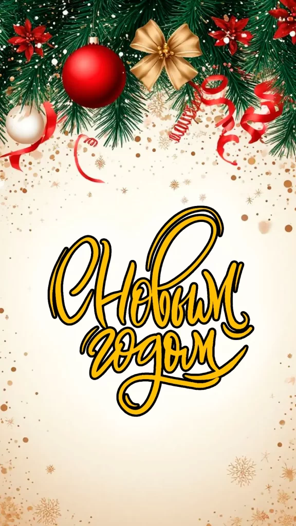 С наступающим новым годом и Рождеством