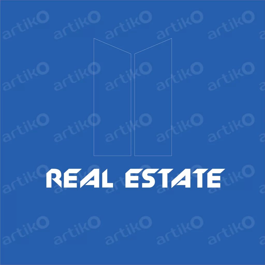 Шаблон логотипа агентства недвижимости