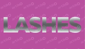 Дизайн шаблона визитки для лэшмейкера розовый