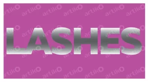 Шаблон визитки для лэшмейкера розовый с рамкой