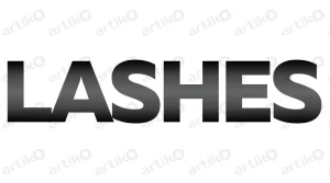 Дизайн шаблона визитки для лэшмейкера светлый